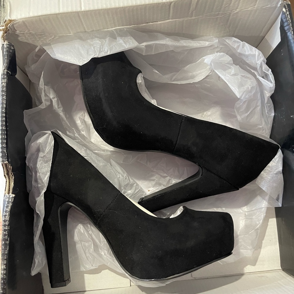 Torrid Mary Jane Black Women's Platform Pump Heels Sexy Plus Size